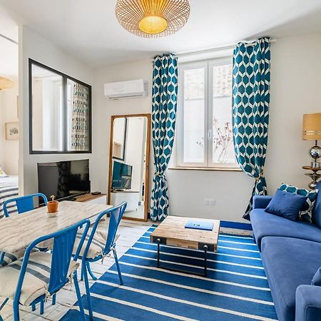Studio Bleu 29M2, 120M Vieux-Port , Clim ,Wifi, Acces Autonome Avec Code Marseille Kültér fotó