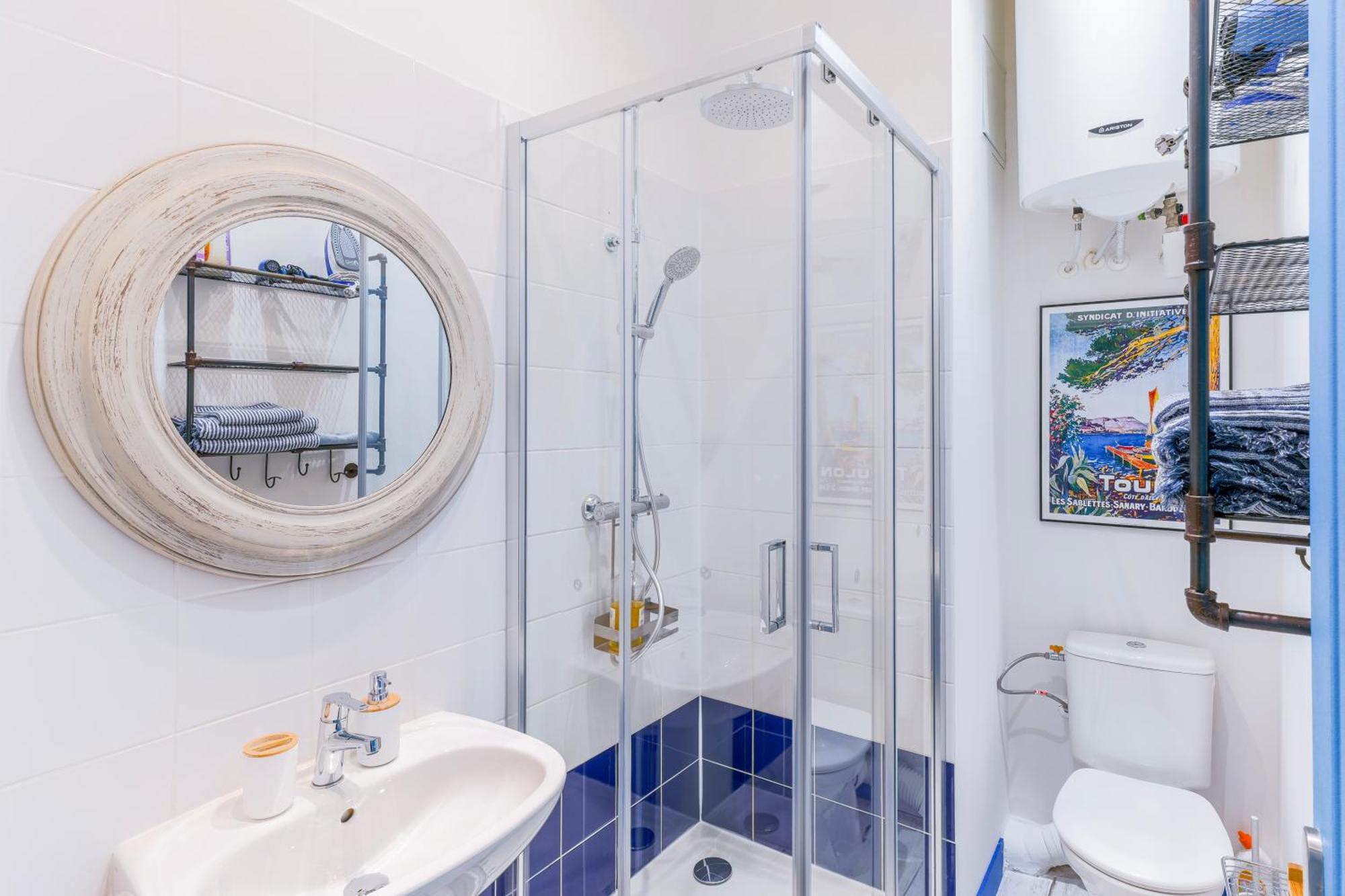 Studio Bleu 29M2, 120M Vieux-Port , Clim ,Wifi, Acces Autonome Avec Code Marseille Kültér fotó
